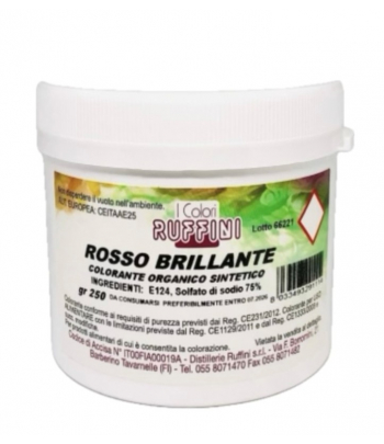 Colorante in polvere Rosso Brillante gr.250 Ruffini