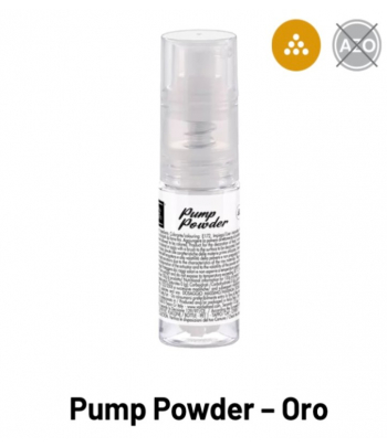 Colorante Pump-powder Oro Perlato spray alimentare gr.10 Volcke