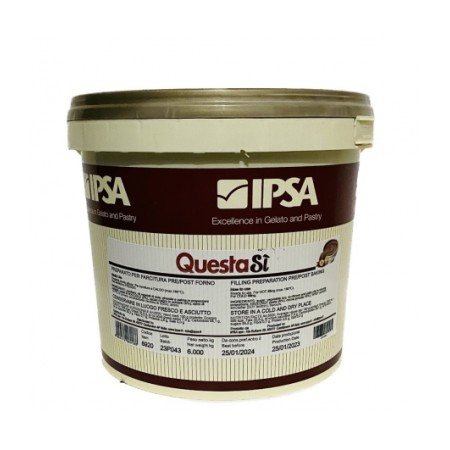 Crema spalmabile QuestaSi nocciolata 6 Kg Ipsa