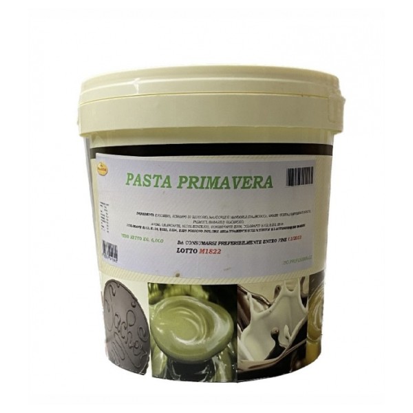 Pasta mandorla verde 6 Kg Dulcistar