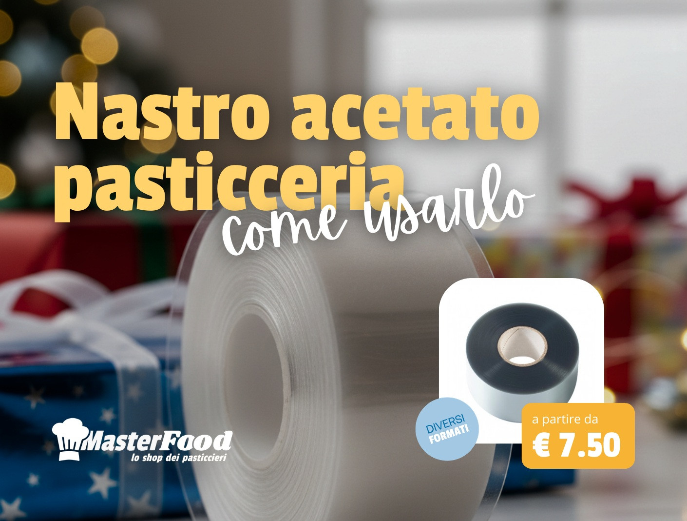 Nastro acetato pasticceria: come usarlo per torte primaverili