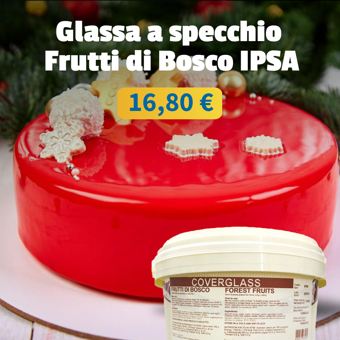 Glassa Specchio Frutti di Bosco