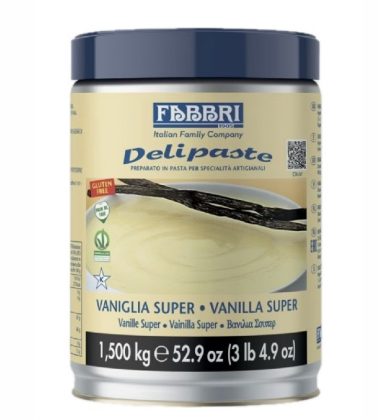 Pasta vaniglia super delipaste kg.1.500 (glutenfree) Fabbri
