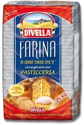 farina o manitoba pasticceria divella kg.25