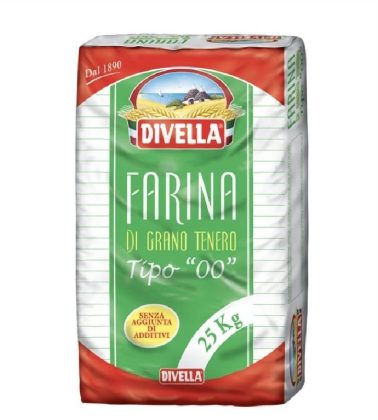 Farina tipo "00" grano tenero kg.25 Divella