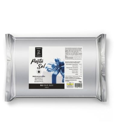 Pasta di zucchero blu kg.1 volcke