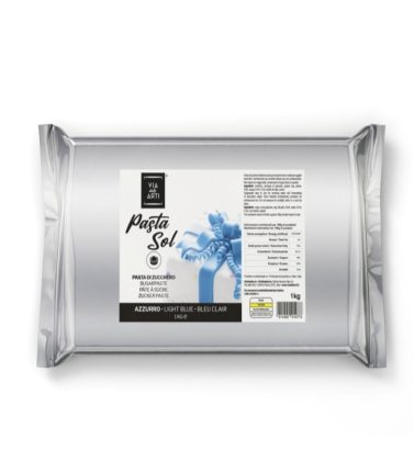 Pasta di zucchero azzurro-celeste kg.1 Volcke