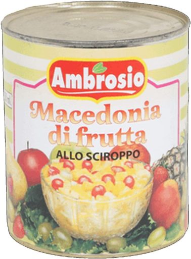 Macedonia sciroppata Ambrosio 850 gr