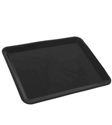 Vassoio paperino piccolo NERO 30x40 cm. (cartone da kg.10) Gp plast *