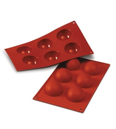 Stampo silicone Semisfera diam. 60 x H 30 mm. (mm terracotta) Silikomart