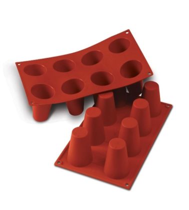 Stampo silicone Baba' diam. 55 x H 60 mm. (mm terracotta) Silikomart