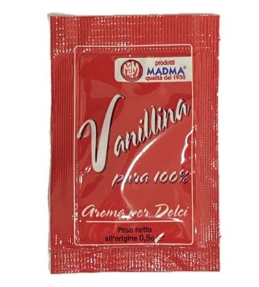 Vanillina busta gr.5 pura 100% (n.5 bustine) Madma