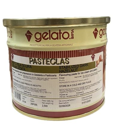 Pasta nocciola stabilizzata scura kg.2,500 Ipsa