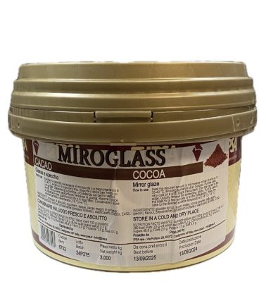 Glassa a specchio Cioccolato Miroglass cacao coverglass kg.3 Ipsa