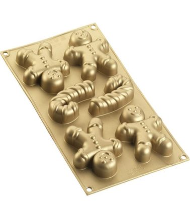 Stampo silicone Gingerbread man 94.5 x 78 H 21 mm Silikomart