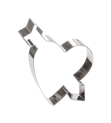 Stampo Cuore Freccia inox Piccolo (mis.17x17xh5cm) Martellato