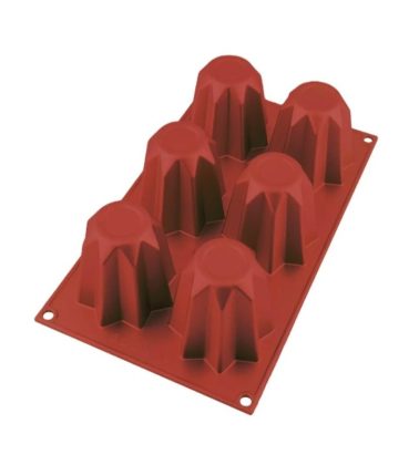 Stampo silicone pandorino 6 forme 75x75 H60 mm (cod: SF100) Silikomart