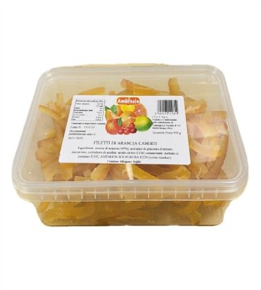 Filetti d'arancia canditi Ambrosio 900 gr