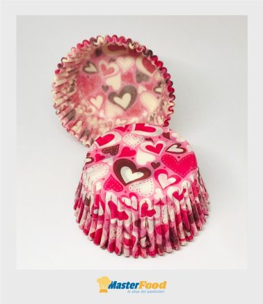 Pirottino muffin Cuore pz.100