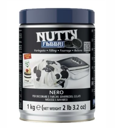 Nutty pasta insaporente nero (gusto oreo) Fabbri 1 Kg