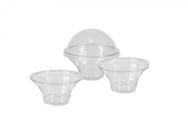 Coppa Yogosoft in Pet 200cc trasparente + coperchio (50 pz)