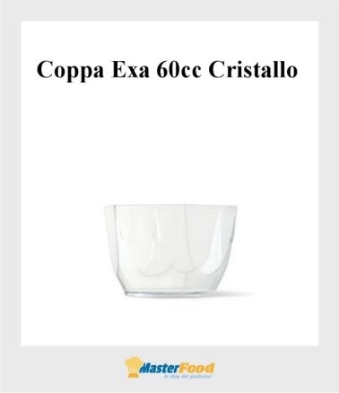 Coppa Exa 60cc trasparente (60 pz) Alcas