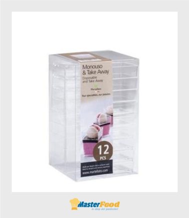 Monoporzione Bicchierino Cube scatola pvc pz.12 Martellato