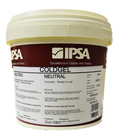 Gelatina a freddo coldgel neutro Ipsa 6 Kg