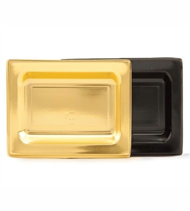 Monoporzione rettangolare oro cm.14x6 pz.100 martypack