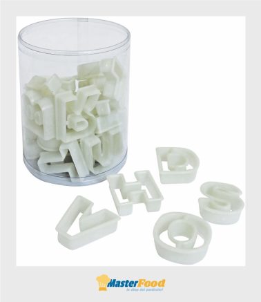 Set tagliapasta "lettere alfabetiche" pz.26