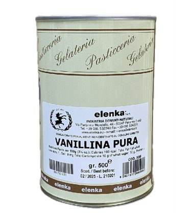 Vanillina pura in polvere gr.500 Elenka