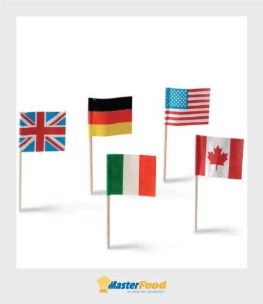 Bandierine assortite pz.144