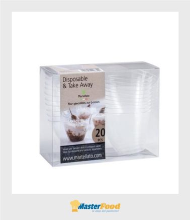 Monoporzione Bicchierino Vela scatola pvc pz.20 Martellato
