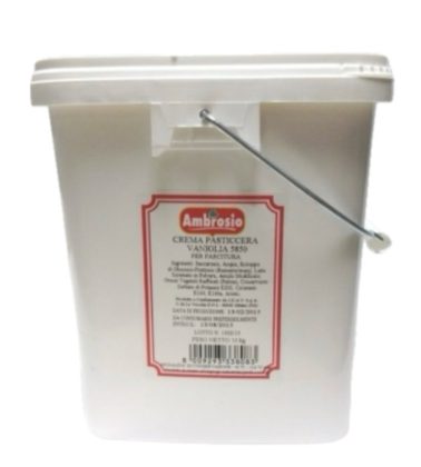 Crema pasticcera alla vaniglia Farcitura cod.5850 kg.10 Ambrosio