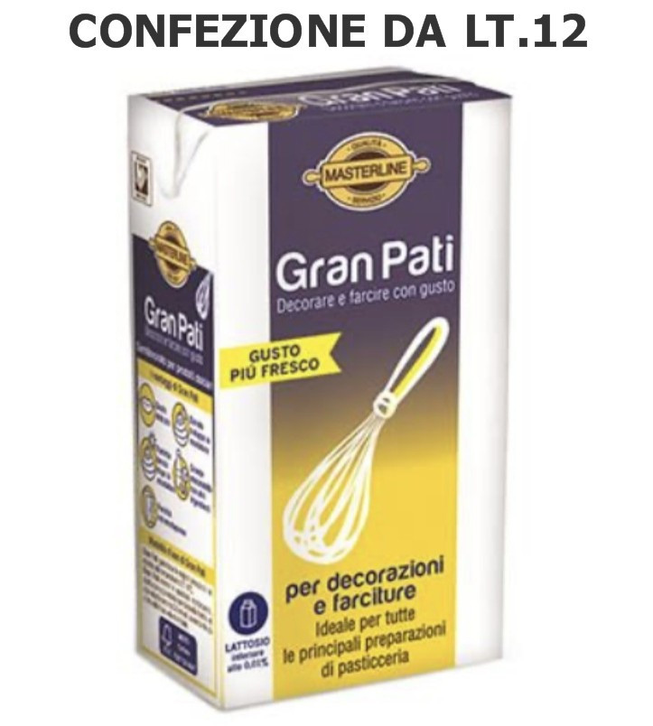 Panna Gran Patì confezione da lt.12 Masterline