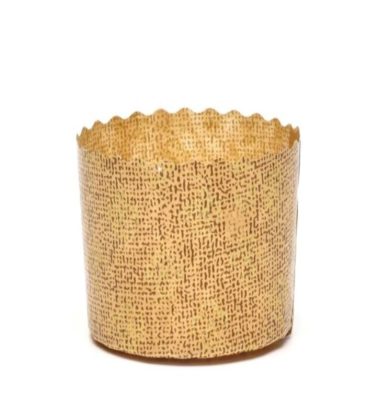 Stampo panettone gr.100 da cottura (P70 H 60) pz.125 Novaservice *