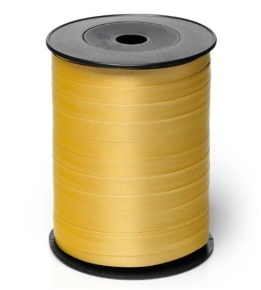 Nastro oro largo in rocchetta (confezione pezzi 5) mm.10 x mt.250 *