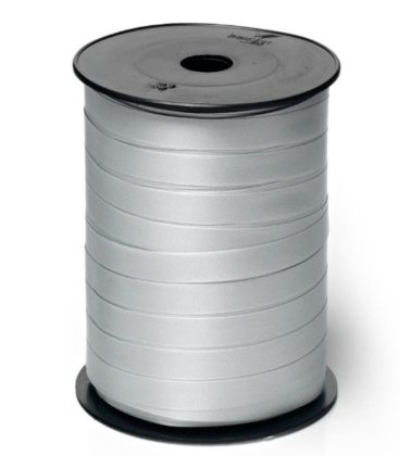 Nastro argento largo in rocchetta mm.10 x mt.250