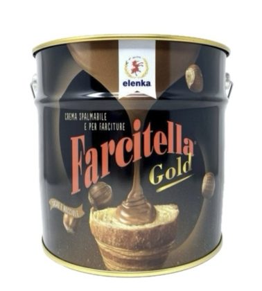 Farcitella gold nocciola 14% crema spalmabile kg.8 (glutenfree) Elenka