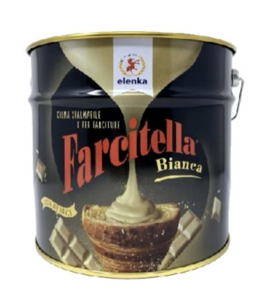 Crema spalmabile Farcitella Bianca kg.3 (glutenfree) Elenka