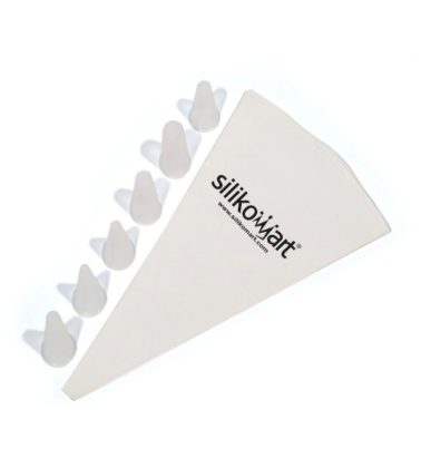 Sac a poche cm.34 + 6 punte Silikomart