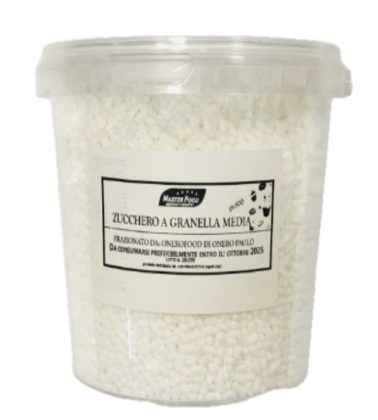 Zucchero a granella media barattolo da kg.1 MFood