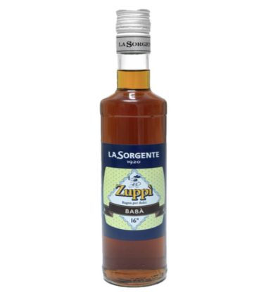 Bagna per dolci Zuppi' Baba' 16% Vol. 50cl La sorgente