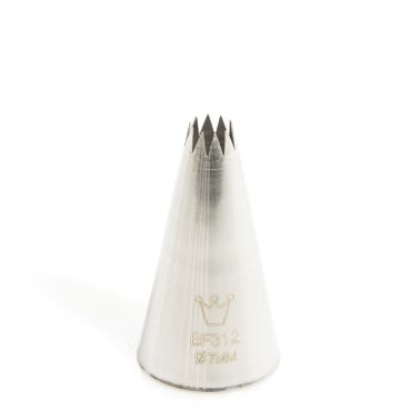 Bocchetta decorative stella D.7 mm Inox (BF 312) Martellato