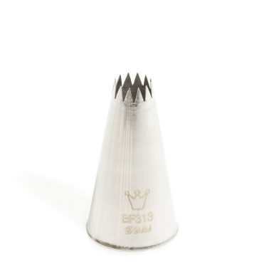 Bocchetta decorative stella D.9 mm Inox (BF 313) Martellato