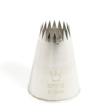 Bocchetta decorativa Stella D.18 mm (BF 319) Martellato