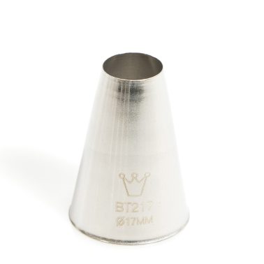 Bocchetta decorative Foro Tondo D.17 mm Inox (BT 217) Martellato