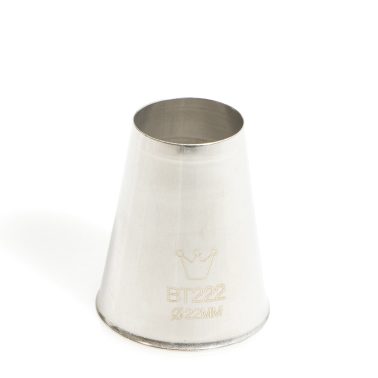 Bocchetta decorative Foro Tondo D.22 mm Inox (BT 222) Martellato