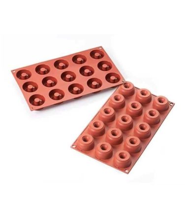 Stampo silicone Donuts mini 15 forme 45mm x H18 mm Schneider
