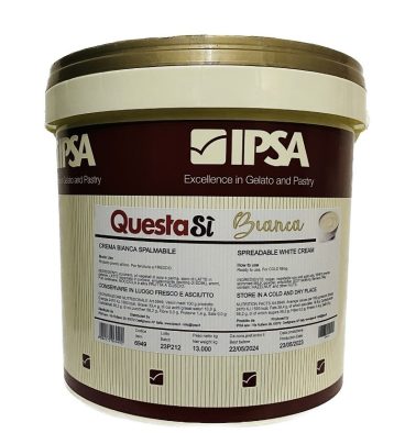 Crema spalmabile Questasi' bianca kg.13 Ipsa